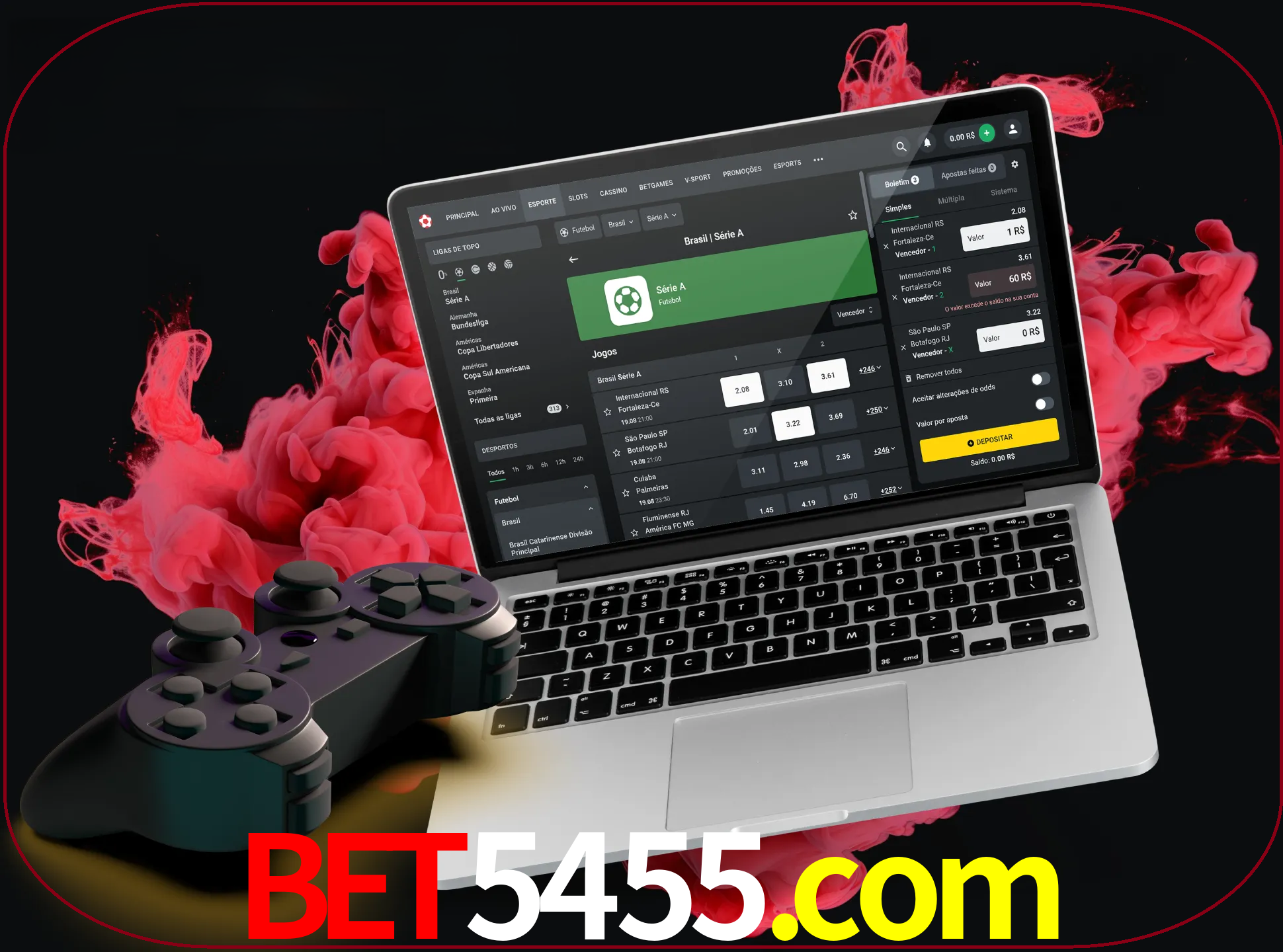 Visite a secção especial de jogos de vídeo em bet5455 para descobrir em que jogos pode apostar e ganhar muito dinheiro.
