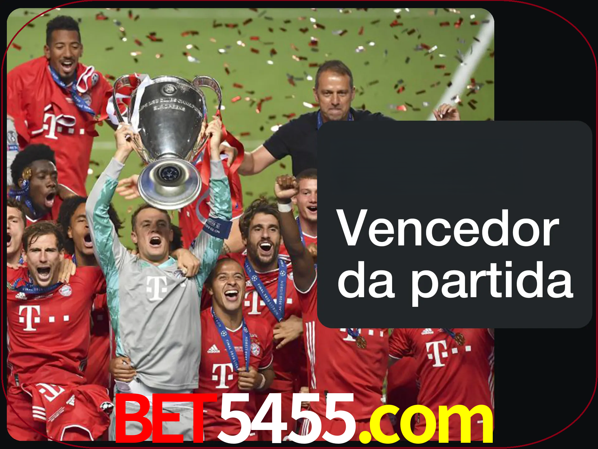 Aposte no vencedor e ganhe uma grande quantia de dinheiro.